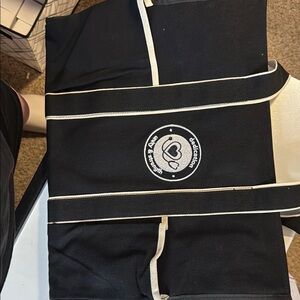 Source Unknown Black and White Storage Tote